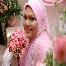 Pelamin, solekan, pakaian pengantin bertudung, pakaian pengantin berbadan besar