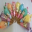 gula kapas cone, popcorn cone, goodies, doorgift, cotton candy, candy floss