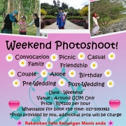 Muslimah Photographer, Wedding, Pre/post wedding, Weekend photoshoot, Engagement, Outdoor/picnic/family/preggy mom, Convocation Photographer,, Friendly and welcoming.