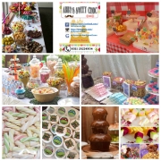 Candy buffet, chocolate, sweet tree, doorgift, akikah, birthday party, desserts, cenderahati,