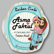 Sticker Perkahwinan Murah , Sticker Kahwin murah