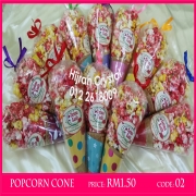 hijrah crystal, gula kapas hijrah, popcorn hijrah, gula kapas cone, goodies, doorgift