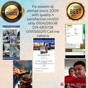 Pa Sistem Dj Ahmad