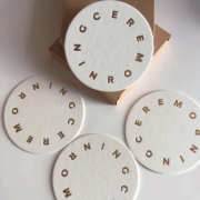 Hot Stamping Coaster
