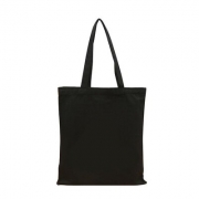 Black Canvas Tote Bag Printing