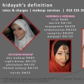 Hidayah's Definition Makeup Services