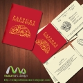 Kad Kahwin Kreatif Versi Passport, Murah & Kreatif