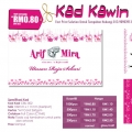 Kad Kawin Fast Print Design