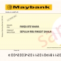 Mockup, Mock Up, Mokap Cheque Cek