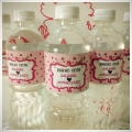 Personalised Mineral Water,canister,choc Bar Dll