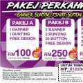 Cetakbaju.com (cetak T-shirt, Banner, Bunting, Button Badge) 
