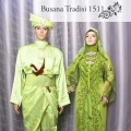 Baju Pengantin Hijau Sedondon Sepasang Rm399 Untuk Disewa