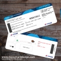 Kad Kahwin Tiket Kapal Terbang Mas