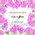 Jf Wedding Card