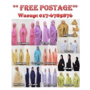 Telekung Lycra Korea Gred Aaa